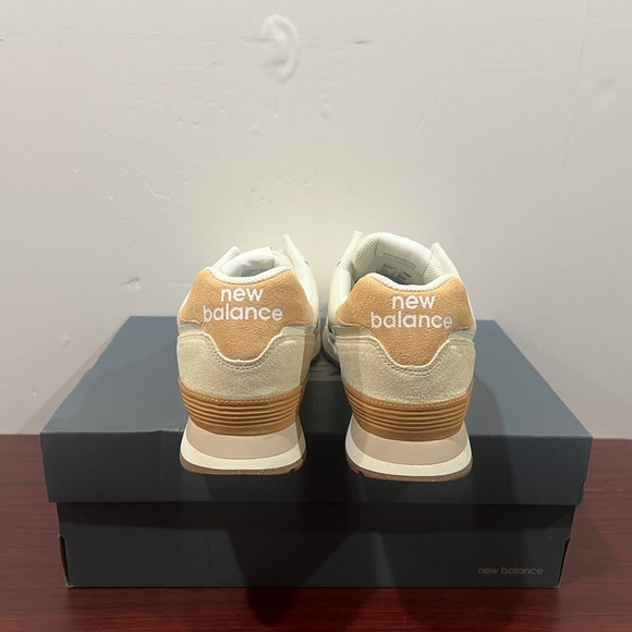 New Balance 574, ML574RF2, Tan & Blue - Picture 5 of 13